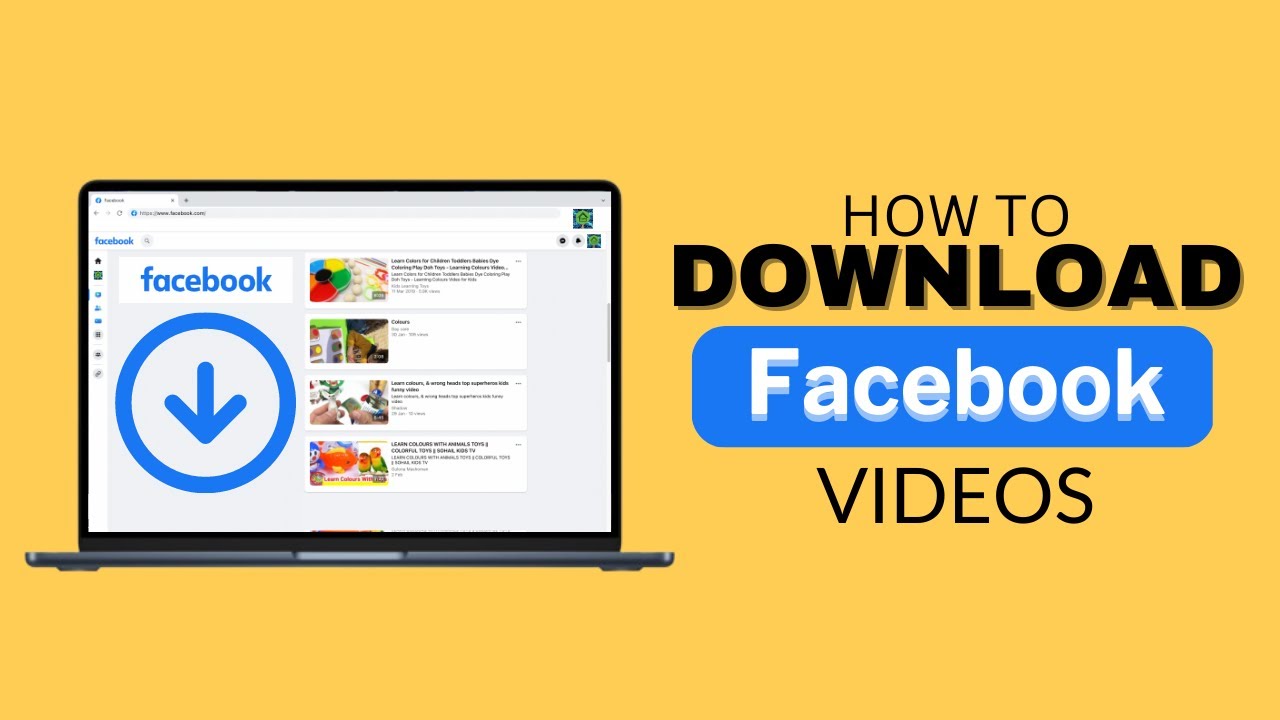 How to DOWNLOAD any Facebook Video!