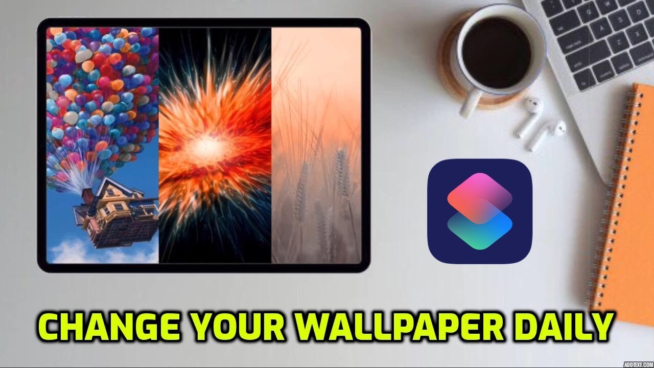 How to automatically change the wallpaper on Apple  devices everyday at regular intervals
