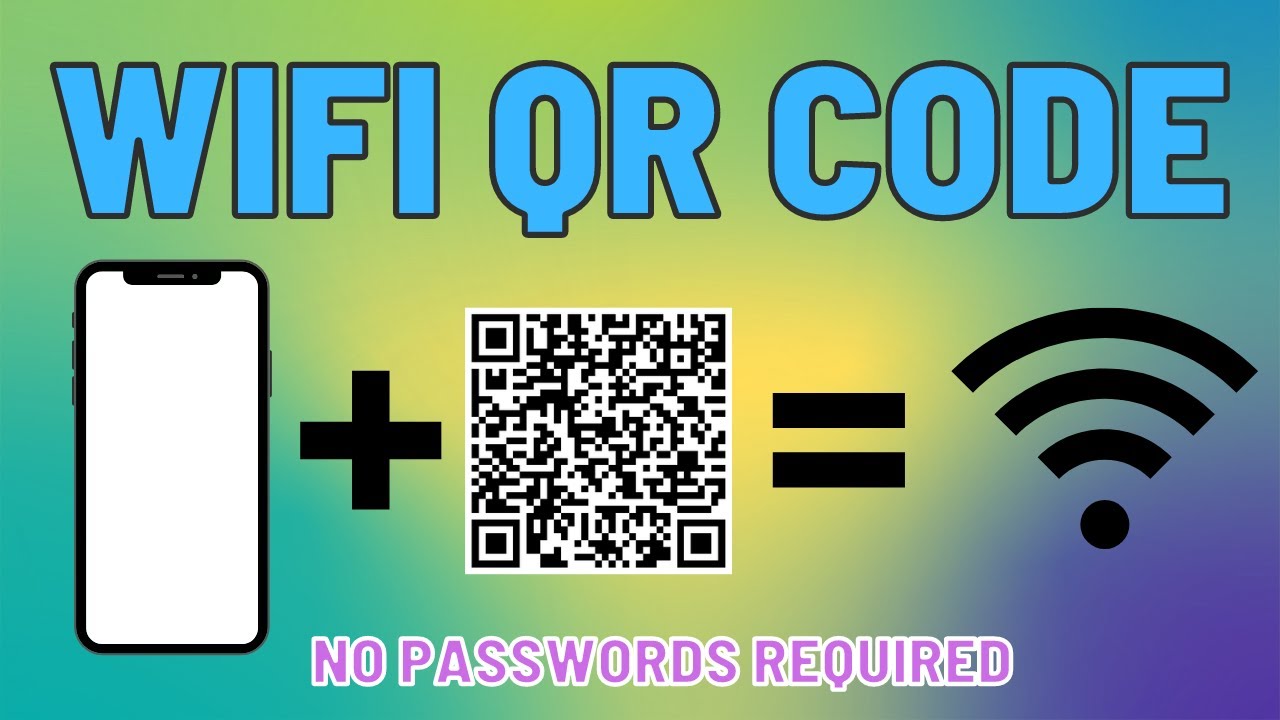 How to create a QR Code to share your WiFi without sharing your password